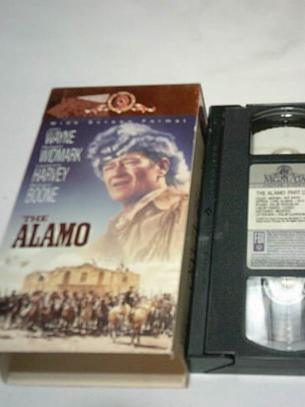 VTG VHS 2 VIDEO SET PART 1&2 THE ALAMO STARRING JOHN WAYNE